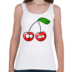 PRINTFASHION Cseresznyepár - Női atléta - Fehér