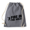 PRINTFASHION CSGO - TŰZ! - Sportzsák, Tornazsák - Grafitszürke