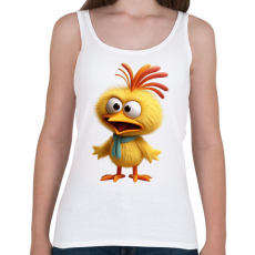 PRINTFASHION Csibe 01 - Női atléta - Fehér