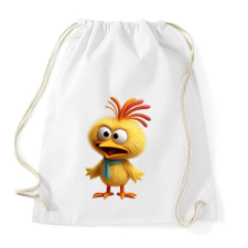 PRINTFASHION Csibe 01 - Sportzsák, Tornazsák - Fehér tornazsák