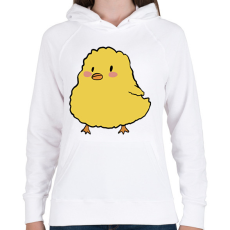 PRINTFASHION Csibe - Női kapucnis pulóver - Fehér