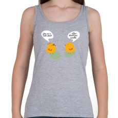 PRINTFASHION Csibém - Női atléta - Sport szürke