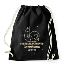 PRINTFASHION Csiga üzemmód - Sportzsák, Tornazsák - Fekete tornazsák