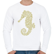 PRINTFASHION Csikóhal - Férfi pulóver - Fehér férfi pulóver, kardigán