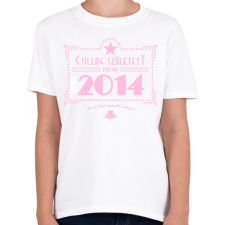 PRINTFASHION csillag-2014-pink - Gyerek póló - Fehér gyerek póló
