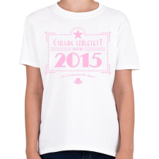 PRINTFASHION csillag-2015-pink - Gyerek póló - Fehér gyerek póló