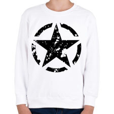 PRINTFASHION Csillag  - Gyerek pulóver - Fehér gyerek pulóver, kardigán
