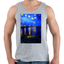 PRINTFASHION Csillagos ég a Rajna felett - Férfi atléta - Sport szürke atléta, trikó