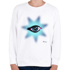 PRINTFASHION Csillagszem - Gyerek pulóver - Fehér