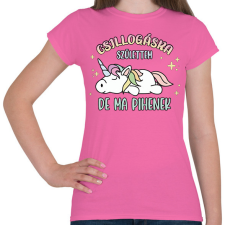 PRINTFASHION Csillogásra születtem - Női póló - Rózsaszín női póló