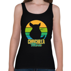 PRINTFASHION Csincsilla anya - Női atléta - Fekete