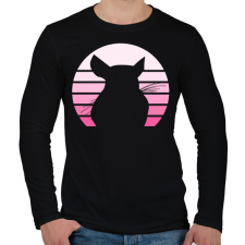 PRINTFASHION Csincsilla - Férfi hosszú ujjú póló - Fekete férfi póló