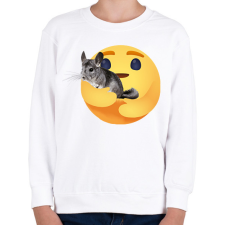 PRINTFASHION Csincsilla - Gyerek pulóver - Fehér gyerek pulóver, kardigán