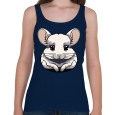 PRINTFASHION Csincsilla - Női atléta - Sötétkék