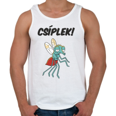 PRINTFASHION Csíplek! - Férfi atléta - Fehér