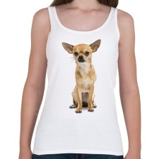 PRINTFASHION Csivava - Női atléta - Fehér női trikó