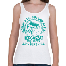 PRINTFASHION Csobban az víz - Női atléta - Fehér