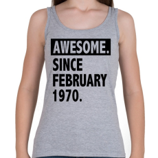 PRINTFASHION Csodálatos 1970 február óta - Női atléta - Sport szürke