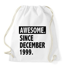 PRINTFASHION Csodálatos 1999 december óta - Sportzsák, Tornazsák - Fehér tornazsák