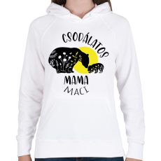 PRINTFASHION Csodálatos mama maci - Női kapucnis pulóver - Fehér