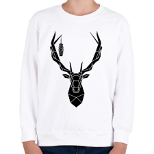 PRINTFASHION Csodaszarvas - Gyerek pulóver - Fehér gyerek pulóver, kardigán