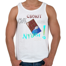 PRINTFASHION csoki - Férfi atléta - Fehér