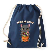 PRINTFASHION Csokit vagy csalunk - Sportzsák, Tornazsák - Sötétkék tornazsák