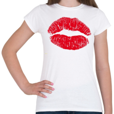 PRINTFASHION Csókollak - Női póló - Fehér