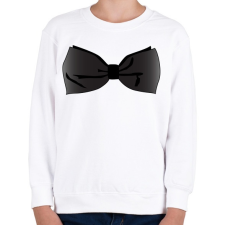 PRINTFASHION Csokornyakkendő - Gyerek pulóver - Fehér gyerek pulóver, kardigán