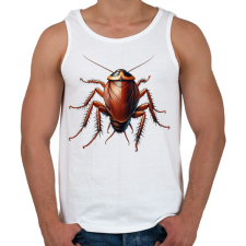 PRINTFASHION Csótány - Férfi atléta - Fehér atléta, trikó