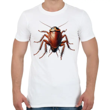 PRINTFASHION Csótány - Férfi póló - Fehér férfi póló