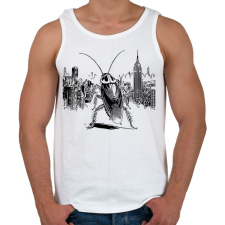 PRINTFASHION Csótány rajz - Férfi atléta - Fehér atléta, trikó