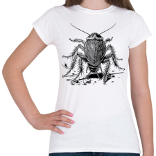 PRINTFASHION Csótány rajz - Női póló - Fehér női póló
