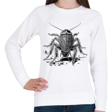 PRINTFASHION Csótány rajz - Női pulóver - Fehér