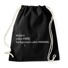 PRINTFASHION CSS - thsirt - Sportzsák, Tornazsák - Fekete tornazsák