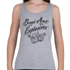 PRINTFASHION Csúcspont - Női atléta - Sport szürke női trikó