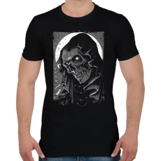 PRINTFASHION Csuklyás - Férfi póló - Fekete