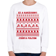 PRINTFASHION csúnya pulcsi - Gyerek pulóver - Fehér gyerek pulóver, kardigán