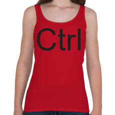 PRINTFASHION CTRL - Női atléta - Cseresznyepiros