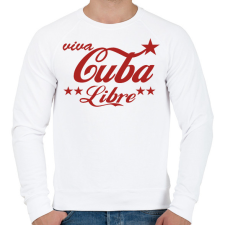 PRINTFASHION Cuba libre - Férfi pulóver - Fehér férfi pulóver, kardigán