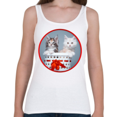 PRINTFASHION Cuki cicák - Női atléta - Fehér