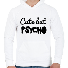 PRINTFASHION Cuki de elmeháborodott. - Férfi kapucnis pulóver - Fehér férfi pulóver, kardigán