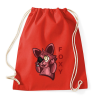 PRINTFASHION Cuki Foxy - Sportzsák, Tornazsák - Piros