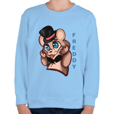 PRINTFASHION cuki freddy - Gyerek pulóver - Világoskék gyerek pulóver, kardigán