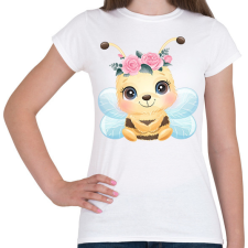 PRINTFASHION Cuki méhecske - Női póló - Fehér női póló