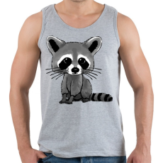 PRINTFASHION Cuki mosómedve - Férfi atléta - Sport szürke