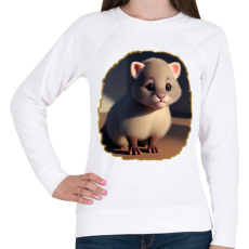 PRINTFASHION Cuki - Női pulóver - Fehér