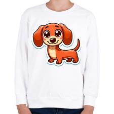 PRINTFASHION Cuki Tacsi - Gyerek pulóver - Fehér gyerek pulóver, kardigán