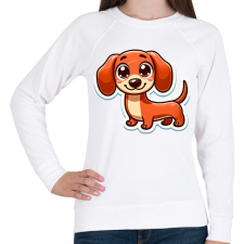 PRINTFASHION Cuki Tacsi - Női pulóver - Fehér női pulóver, kardigán