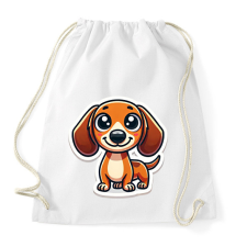 PRINTFASHION Cuki Tacskó - Sportzsák, Tornazsák - Fehér tornazsák